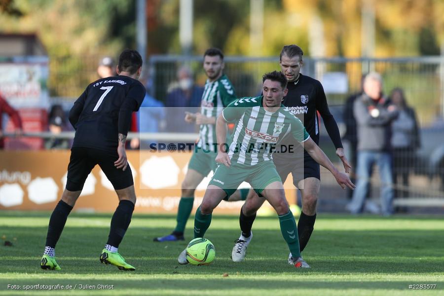 Florian Dietz, Sportgelände In der Au, Karlburg, 24.10.2020, BFV, sport, action, Fussball, Deutschland, Oktober 2020, Saison 2019/2020, Bayernliga Nord, TSV Grossbardorf, TSV Karlburg - Bild-ID: 2283577 Florian Dietz, Sportgelände In der Au, Karlburg, 24.10.2020, BFV, sport, action, Fussball, Deutschland, Oktober 2020, Saison 2019/2020, Bayernliga Nord, TSV Grossbardorf, TSV Karlburg - Bild-ID: 2283577