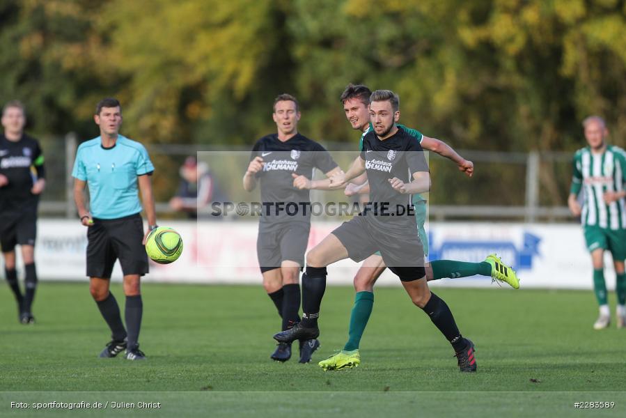 Sebastian Stumpf, Markus Kirchner, Sportgelände In der Au, Karlburg, 24.10.2020, BFV, sport, action, Fussball, Deutschland, Oktober 2020, Saison 2019/2020, Bayernliga Nord, TSV Grossbardorf, TSV Karlburg - Bild-ID: 2283589