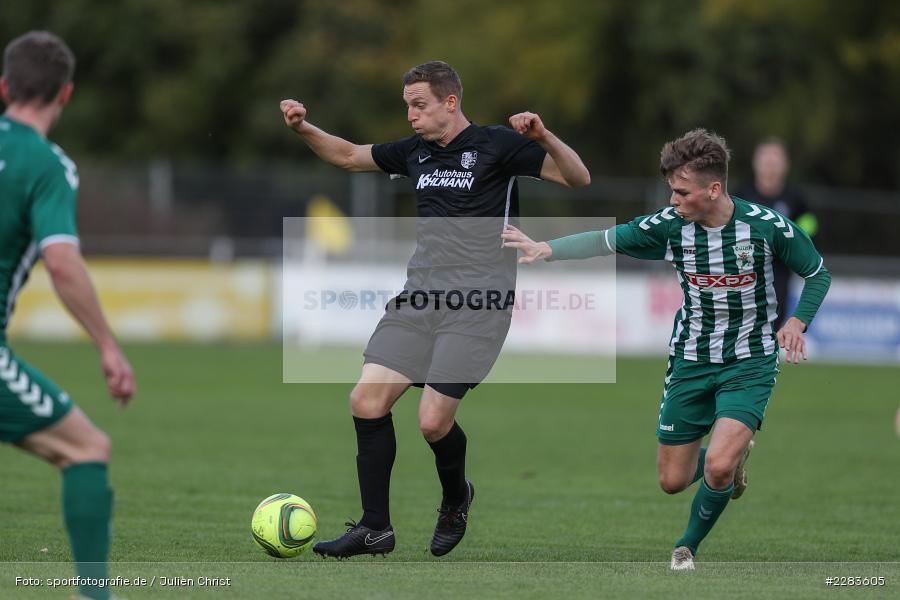 Julius Landeck, Sebastian Fries, Sportgelände In der Au, Karlburg, 24.10.2020, BFV, sport, action, Fussball, Deutschland, Oktober 2020, Saison 2019/2020, Bayernliga Nord, TSV Grossbardorf, TSV Karlburg - Bild-ID: 2283605 Julius Landeck, Sebastian Fries, Sportgelände In der Au, Karlburg, 24.10.2020, BFV, sport, action, Fussball, Deutschland, Oktober 2020, Saison 2019/2020, Bayernliga Nord, TSV Grossbardorf, TSV Karlburg - Bild-ID: 2283605