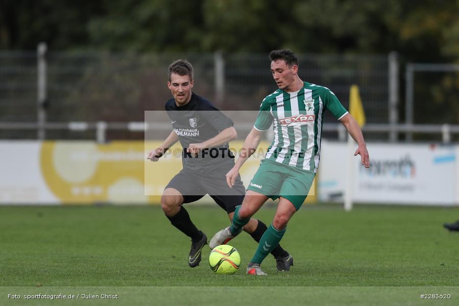 Florian Dietz, Andreas Rösch, Sportgelände In der Au, Karlburg, 24.10.2020, BFV, sport, action, Fussball, Deutschland, Oktober 2020, Saison 2019/2020, Bayernliga Nord, TSV Grossbardorf, TSV Karlburg - Bild-ID: 2283620 Florian Dietz, Andreas Rösch, Sportgelände In der Au, Karlburg, 24.10.2020, BFV, sport, action, Fussball, Deutschland, Oktober 2020, Saison 2019/2020, Bayernliga Nord, TSV Grossbardorf, TSV Karlburg - Bild-ID: 2283620
