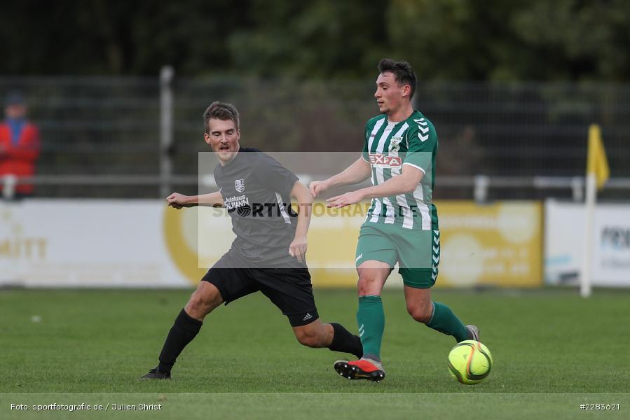Florian Dietz, Andreas Rösch, Sportgelände In der Au, Karlburg, 24.10.2020, BFV, sport, action, Fussball, Deutschland, Oktober 2020, Saison 2019/2020, Bayernliga Nord, TSV Grossbardorf, TSV Karlburg - Bild-ID: 2283621 Florian Dietz, Andreas Rösch, Sportgelände In der Au, Karlburg, 24.10.2020, BFV, sport, action, Fussball, Deutschland, Oktober 2020, Saison 2019/2020, Bayernliga Nord, TSV Grossbardorf, TSV Karlburg - Bild-ID: 2283621
