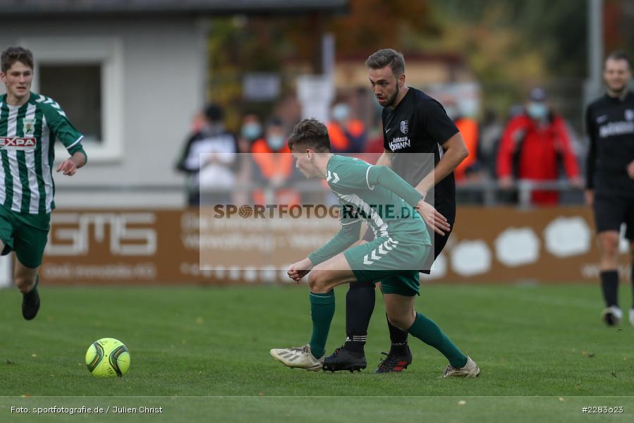 Julius Landeck, Sebastian Stumpf, Sportgelände In der Au, Karlburg, 24.10.2020, BFV, sport, action, Fussball, Deutschland, Oktober 2020, Saison 2019/2020, Bayernliga Nord, TSV Grossbardorf, TSV Karlburg - Bild-ID: 2283623 Julius Landeck, Sebastian Stumpf, Sportgelände In der Au, Karlburg, 24.10.2020, BFV, sport, action, Fussball, Deutschland, Oktober 2020, Saison 2019/2020, Bayernliga Nord, TSV Grossbardorf, TSV Karlburg - Bild-ID: 2283623