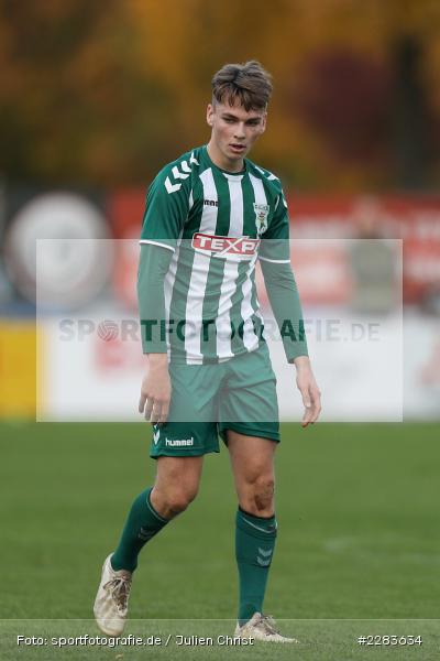 Julius Landeck, Sportgelände In der Au, Karlburg, 24.10.2020, BFV, sport, action, Fussball, Deutschland, Oktober 2020, Saison 2019/2020, Bayernliga Nord, TSV Grossbardorf, TSV Karlburg - Bild-ID: 2283634