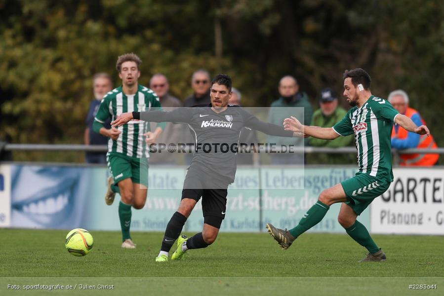 Benjamin Kaufmann, Steffen Bachmann, Sportgelände In der Au, Karlburg, 24.10.2020, BFV, sport, action, Fussball, Deutschland, Oktober 2020, Saison 2019/2020, Bayernliga Nord, TSV Grossbardorf, TSV Karlburg - Bild-ID: 2283641 Benjamin Kaufmann, Steffen Bachmann, Sportgelände In der Au, Karlburg, 24.10.2020, BFV, sport, action, Fussball, Deutschland, Oktober 2020, Saison 2019/2020, Bayernliga Nord, TSV Grossbardorf, TSV Karlburg - Bild-ID: 2283641