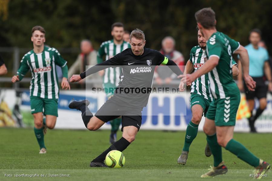 Marco Schiebel, Benjamin Kaufmann, Sportgelände In der Au, Karlburg, 24.10.2020, BFV, sport, action, Fussball, Deutschland, Oktober 2020, Saison 2019/2020, Bayernliga Nord, TSV Grossbardorf, TSV Karlburg - Bild-ID: 2283642 Marco Schiebel, Benjamin Kaufmann, Sportgelände In der Au, Karlburg, 24.10.2020, BFV, sport, action, Fussball, Deutschland, Oktober 2020, Saison 2019/2020, Bayernliga Nord, TSV Grossbardorf, TSV Karlburg - Bild-ID: 2283642