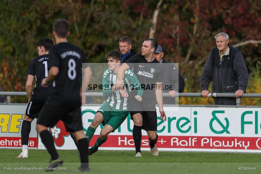 Diego Schwab, Maurice Kübert, Sportgelände In der Au, Karlburg, 24.10.2020, BFV, sport, action, Fussball, Deutschland, Oktober 2020, Saison 2019/2020, Bayernliga Nord, TSV Grossbardorf, TSV Karlburg - Bild-ID: 2283666 Diego Schwab, Maurice Kübert, Sportgelände In der Au, Karlburg, 24.10.2020, BFV, sport, action, Fussball, Deutschland, Oktober 2020, Saison 2019/2020, Bayernliga Nord, TSV Grossbardorf, TSV Karlburg - Bild-ID: 2283666