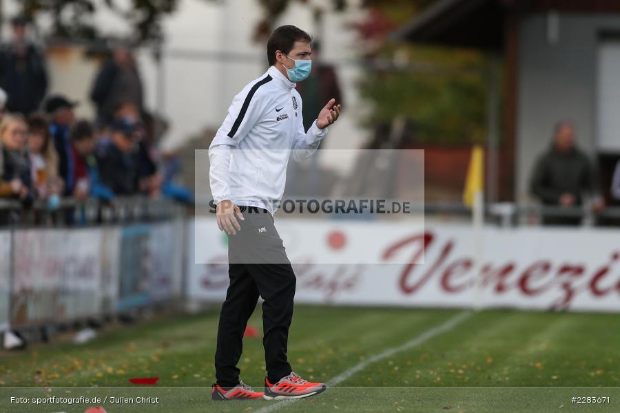 Trainer, Markus Köhler, Sportgelände In der Au, Karlburg, 24.10.2020, BFV, sport, action, Fussball, Deutschland, Oktober 2020, Saison 2019/2020, Bayernliga Nord, TSV Grossbardorf, TSV Karlburg - Bild-ID: 2283671 Trainer, Markus Köhler, Sportgelände In der Au, Karlburg, 24.10.2020, BFV, sport, action, Fussball, Deutschland, Oktober 2020, Saison 2019/2020, Bayernliga Nord, TSV Grossbardorf, TSV Karlburg - Bild-ID: 2283671