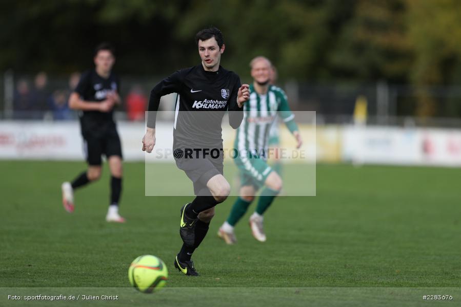 Cedric Fenske, Sportgelände In der Au, Karlburg, 24.10.2020, BFV, sport, action, Fussball, Deutschland, Oktober 2020, Saison 2019/2020, Bayernliga Nord, TSV Grossbardorf, TSV Karlburg - Bild-ID: 2283676