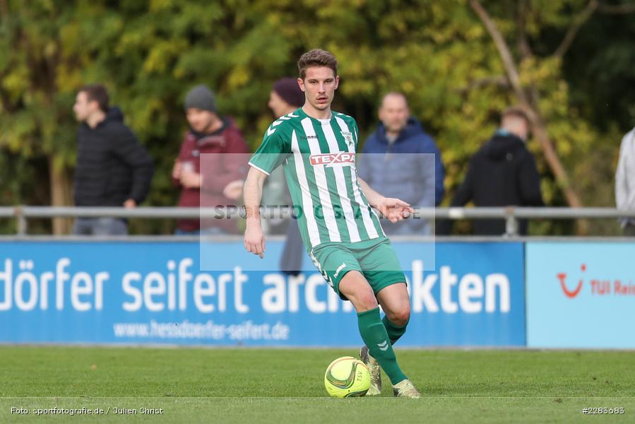 Valentin Reitstetter, Sportgelände In der Au, Karlburg, 24.10.2020, BFV, sport, action, Fussball, Deutschland, Oktober 2020, Saison 2019/2020, Bayernliga Nord, TSV Grossbardorf, TSV Karlburg - Bild-ID: 2283683