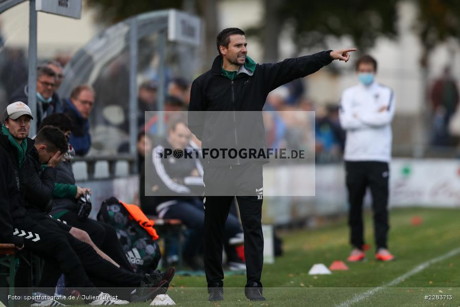 gibt Anweisungen, Andreas Brendler, Sportgelände In der Au, Karlburg, 24.10.2020, BFV, sport, action, Fussball, Deutschland, Oktober 2020, Saison 2019/2020, Bayernliga Nord, TSV Grossbardorf, TSV Karlburg - Bild-ID: 2283713 gibt Anweisungen, Andreas Brendler, Sportgelände In der Au, Karlburg, 24.10.2020, BFV, sport, action, Fussball, Deutschland, Oktober 2020, Saison 2019/2020, Bayernliga Nord, TSV Grossbardorf, TSV Karlburg - Bild-ID: 2283713