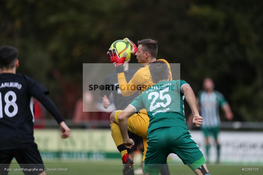 Simon Snaschel, Jonas Kohlhepp, Sportgelände In der Au, Karlburg, 24.10.2020, BFV, sport, action, Fussball, Deutschland, Oktober 2020, Saison 2019/2020, Bayernliga Nord, TSV Grossbardorf, TSV Karlburg - Bild-ID: 2283725 Simon Snaschel, Jonas Kohlhepp, Sportgelände In der Au, Karlburg, 24.10.2020, BFV, sport, action, Fussball, Deutschland, Oktober 2020, Saison 2019/2020, Bayernliga Nord, TSV Grossbardorf, TSV Karlburg - Bild-ID: 2283725