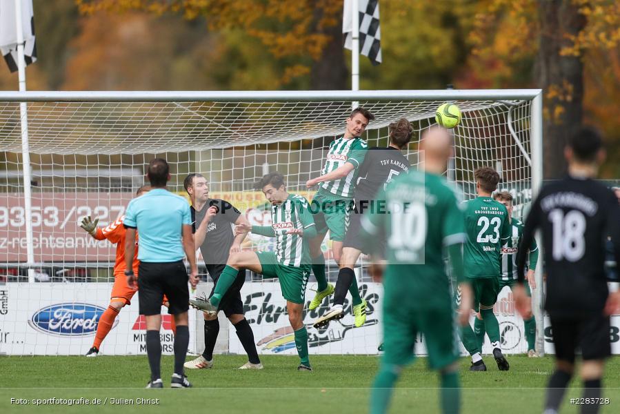 Marvin Schramm, Markus Kirchner, Sportgelände In der Au, Karlburg, 24.10.2020, BFV, sport, action, Fussball, Deutschland, Oktober 2020, Saison 2019/2020, Bayernliga Nord, TSV Grossbardorf, TSV Karlburg - Bild-ID: 2283728 Marvin Schramm, Markus Kirchner, Sportgelände In der Au, Karlburg, 24.10.2020, BFV, sport, action, Fussball, Deutschland, Oktober 2020, Saison 2019/2020, Bayernliga Nord, TSV Grossbardorf, TSV Karlburg - Bild-ID: 2283728