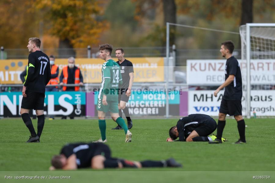 Steffen Bachmann, Sebastian Stumpf, Sportgelände In der Au, Karlburg, 24.10.2020, BFV, sport, action, Fussball, Deutschland, Oktober 2020, Saison 2019/2020, Bayernliga Nord, TSV Grossbardorf, TSV Karlburg - Bild-ID: 2283739 Steffen Bachmann, Sebastian Stumpf, Sportgelände In der Au, Karlburg, 24.10.2020, BFV, sport, action, Fussball, Deutschland, Oktober 2020, Saison 2019/2020, Bayernliga Nord, TSV Grossbardorf, TSV Karlburg - Bild-ID: 2283739