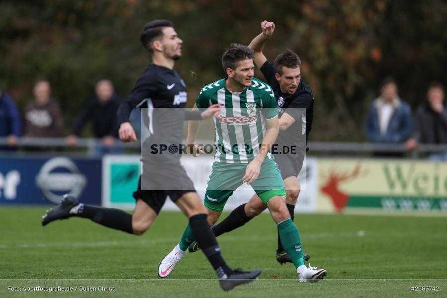 Andreas Rösch, Simon Snaschel, Sportgelände In der Au, Karlburg, 24.10.2020, BFV, sport, action, Fussball, Deutschland, Oktober 2020, Saison 2019/2020, Bayernliga Nord, TSV Grossbardorf, TSV Karlburg - Bild-ID: 2283742 Andreas Rösch, Simon Snaschel, Sportgelände In der Au, Karlburg, 24.10.2020, BFV, sport, action, Fussball, Deutschland, Oktober 2020, Saison 2019/2020, Bayernliga Nord, TSV Grossbardorf, TSV Karlburg - Bild-ID: 2283742