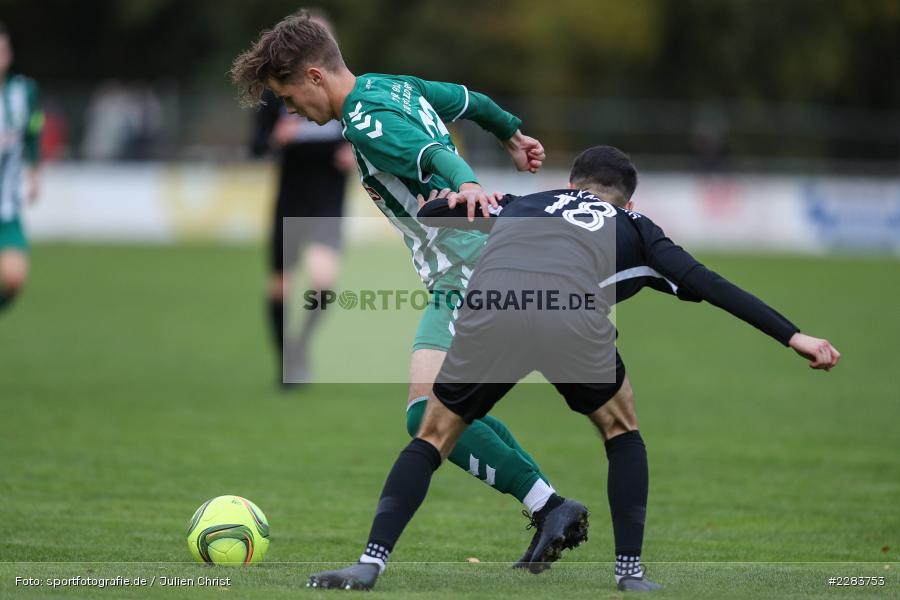 Luca Böhm, Jan Wabnitz, Sportgelände In der Au, Karlburg, 24.10.2020, BFV, sport, action, Fussball, Deutschland, Oktober 2020, Saison 2019/2020, Bayernliga Nord, TSV Grossbardorf, TSV Karlburg - Bild-ID: 2283753 Luca Böhm, Jan Wabnitz, Sportgelände In der Au, Karlburg, 24.10.2020, BFV, sport, action, Fussball, Deutschland, Oktober 2020, Saison 2019/2020, Bayernliga Nord, TSV Grossbardorf, TSV Karlburg - Bild-ID: 2283753