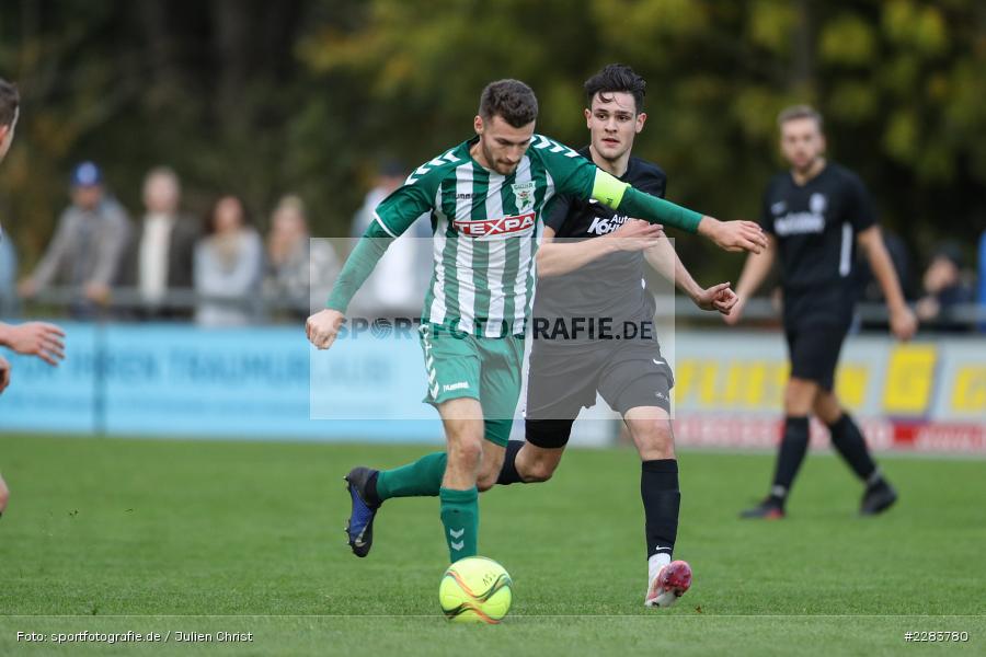 Jan Martin, Lukas Illig, Sportgelände In der Au, Karlburg, 24.10.2020, BFV, sport, action, Fussball, Deutschland, Oktober 2020, Saison 2019/2020, Bayernliga Nord, TSV Grossbardorf, TSV Karlburg - Bild-ID: 2283780