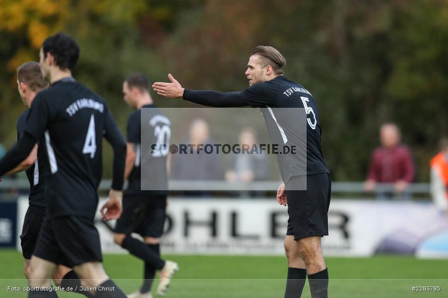 gibt Anweisungen, gestikuliert, Marvin Schramm, Sportgelände In der Au, Karlburg, 24.10.2020, BFV, sport, action, Fussball, Deutschland, Oktober 2020, Saison 2019/2020, Bayernliga Nord, TSV Grossbardorf, TSV Karlburg - Bild-ID: 2283785
