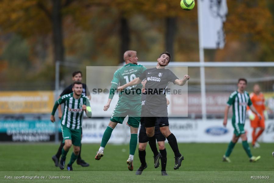 Andreas Rösch, Maximilian Weiß, Sportgelände In der Au, Karlburg, 24.10.2020, BFV, sport, action, Fussball, Deutschland, Oktober 2020, Saison 2019/2020, Bayernliga Nord, TSV Grossbardorf, TSV Karlburg - Bild-ID: 2283800 Andreas Rösch, Maximilian Weiß, Sportgelände In der Au, Karlburg, 24.10.2020, BFV, sport, action, Fussball, Deutschland, Oktober 2020, Saison 2019/2020, Bayernliga Nord, TSV Grossbardorf, TSV Karlburg - Bild-ID: 2283800