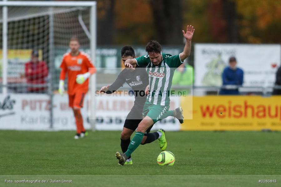 Steffen Bachmann, Benjamin Kaufmann, Sportgelände In der Au, Karlburg, 24.10.2020, BFV, sport, action, Fussball, Deutschland, Oktober 2020, Saison 2019/2020, Bayernliga Nord, TSV Grossbardorf, TSV Karlburg - Bild-ID: 2283813 Steffen Bachmann, Benjamin Kaufmann, Sportgelände In der Au, Karlburg, 24.10.2020, BFV, sport, action, Fussball, Deutschland, Oktober 2020, Saison 2019/2020, Bayernliga Nord, TSV Grossbardorf, TSV Karlburg - Bild-ID: 2283813
