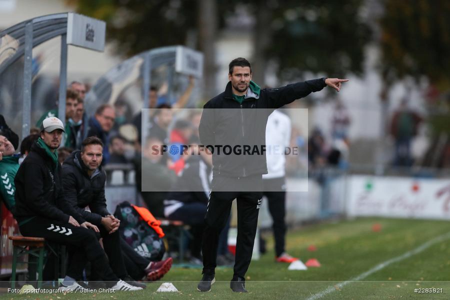 gibt Anweisungen, Andreas Brendler, Sportgelände In der Au, Karlburg, 24.10.2020, BFV, sport, action, Fussball, Deutschland, Oktober 2020, Saison 2019/2020, Bayernliga Nord, TSV Grossbardorf, TSV Karlburg - Bild-ID: 2283821 gibt Anweisungen, Andreas Brendler, Sportgelände In der Au, Karlburg, 24.10.2020, BFV, sport, action, Fussball, Deutschland, Oktober 2020, Saison 2019/2020, Bayernliga Nord, TSV Grossbardorf, TSV Karlburg - Bild-ID: 2283821