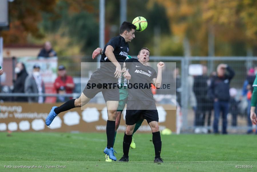 Sebastian Fries, Max Lambrecht, Sportgelände In der Au, Karlburg, 24.10.2020, BFV, sport, action, Fussball, Deutschland, Oktober 2020, Saison 2019/2020, Bayernliga Nord, TSV Grossbardorf, TSV Karlburg - Bild-ID: 2283836 Sebastian Fries, Max Lambrecht, Sportgelände In der Au, Karlburg, 24.10.2020, BFV, sport, action, Fussball, Deutschland, Oktober 2020, Saison 2019/2020, Bayernliga Nord, TSV Grossbardorf, TSV Karlburg - Bild-ID: 2283836