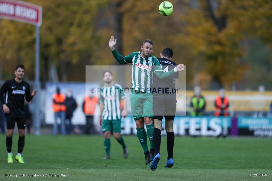 Christoph Rützel, Max Lambrecht, Sportgelände In der Au, Karlburg, 24.10.2020, BFV, sport, action, Fussball, Deutschland, Oktober 2020, Saison 2019/2020, Bayernliga Nord, TSV Grossbardorf, TSV Karlburg - Bild-ID: 2283839 Christoph Rützel, Max Lambrecht, Sportgelände In der Au, Karlburg, 24.10.2020, BFV, sport, action, Fussball, Deutschland, Oktober 2020, Saison 2019/2020, Bayernliga Nord, TSV Grossbardorf, TSV Karlburg - Bild-ID: 2283839