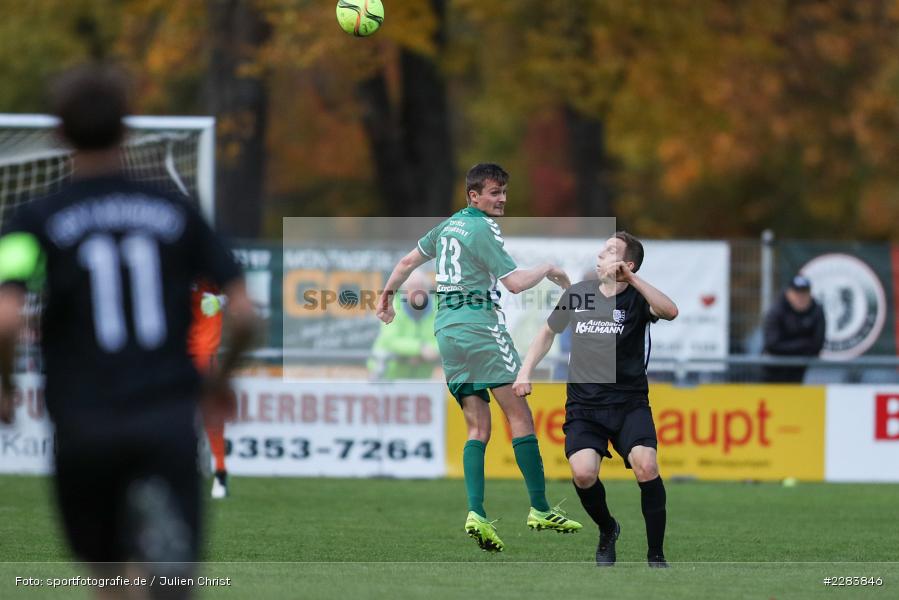 Sebastian Fries, Markus Kirchner, Sportgelände In der Au, Karlburg, 24.10.2020, BFV, sport, action, Fussball, Deutschland, Oktober 2020, Saison 2019/2020, Bayernliga Nord, TSV Grossbardorf, TSV Karlburg - Bild-ID: 2283846 Sebastian Fries, Markus Kirchner, Sportgelände In der Au, Karlburg, 24.10.2020, BFV, sport, action, Fussball, Deutschland, Oktober 2020, Saison 2019/2020, Bayernliga Nord, TSV Grossbardorf, TSV Karlburg - Bild-ID: 2283846