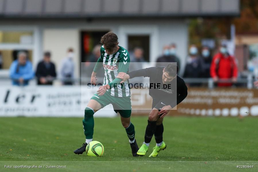 Luca Böhm, Steffen Bachmann, Sportgelände In der Au, Karlburg, 24.10.2020, BFV, sport, action, Fussball, Deutschland, Oktober 2020, Saison 2019/2020, Bayernliga Nord, TSV Grossbardorf, TSV Karlburg - Bild-ID: 2283849 Luca Böhm, Steffen Bachmann, Sportgelände In der Au, Karlburg, 24.10.2020, BFV, sport, action, Fussball, Deutschland, Oktober 2020, Saison 2019/2020, Bayernliga Nord, TSV Grossbardorf, TSV Karlburg - Bild-ID: 2283849