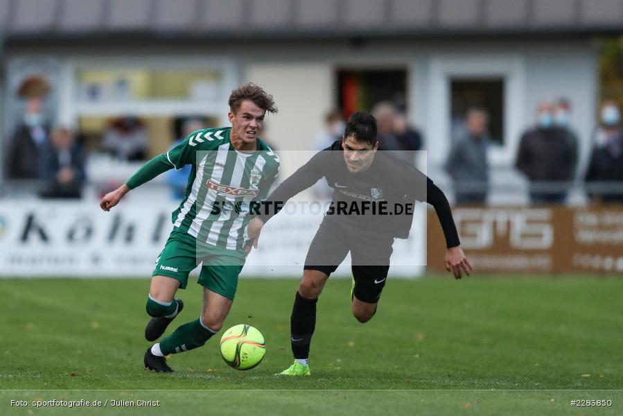Luca Böhm, Steffen Bachmann, Sportgelände In der Au, Karlburg, 24.10.2020, BFV, sport, action, Fussball, Deutschland, Oktober 2020, Saison 2019/2020, Bayernliga Nord, TSV Grossbardorf, TSV Karlburg - Bild-ID: 2283850 Luca Böhm, Steffen Bachmann, Sportgelände In der Au, Karlburg, 24.10.2020, BFV, sport, action, Fussball, Deutschland, Oktober 2020, Saison 2019/2020, Bayernliga Nord, TSV Grossbardorf, TSV Karlburg - Bild-ID: 2283850