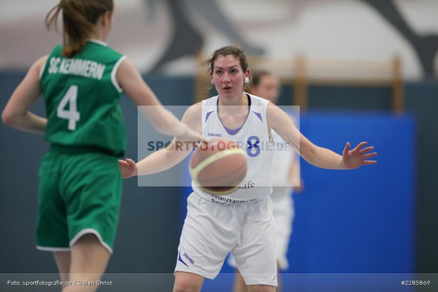 Mara Edelmann, Paulina Winter, Hans-Wilhelm-Renkhoff Halle, Marktheidenfeld, 25.10.2020, RBL, sport, action, Deutschland, Basketball, Regionalliga Damen HR-Nord, Oktober 2020, Saison 2020/2021, SC Kemmern 1930, TV Marktheidenfeld - Bild-ID: 2283869