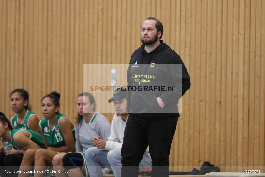 Coach, Manuel Theobald, Hans-Wilhelm-Renkhoff Halle, Marktheidenfeld, 25.10.2020, RBL, sport, action, Deutschland, Basketball, Regionalliga Damen HR-Nord, Oktober 2020, Saison 2020/2021, SC Kemmern 1930, TV Marktheidenfeld - Bild-ID: 2283872