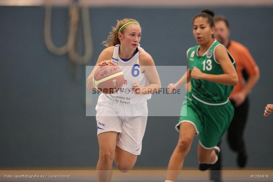 Katarina Hidalgo Gil, Vanessa Gorr, Hans-Wilhelm-Renkhoff Halle, Marktheidenfeld, 25.10.2020, RBL, sport, action, Deutschland, Basketball, Regionalliga Damen HR-Nord, Oktober 2020, Saison 2020/2021, SC Kemmern 1930, TV Marktheidenfeld - Bild-ID: 2283878