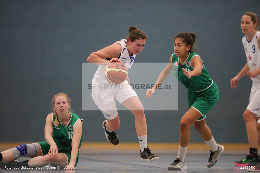 Teresa Hidalgo Gil, Lisa Vatter, Paulina Winter, Hans-Wilhelm-Renkhoff Halle, Marktheidenfeld, 25.10.2020, RBL, sport, action, Deutschland, Basketball, Regionalliga Damen HR-Nord, Oktober 2020, Saison 2020/2021, SC Kemmern 1930, TV Marktheidenfeld - Bild-ID: 2283880