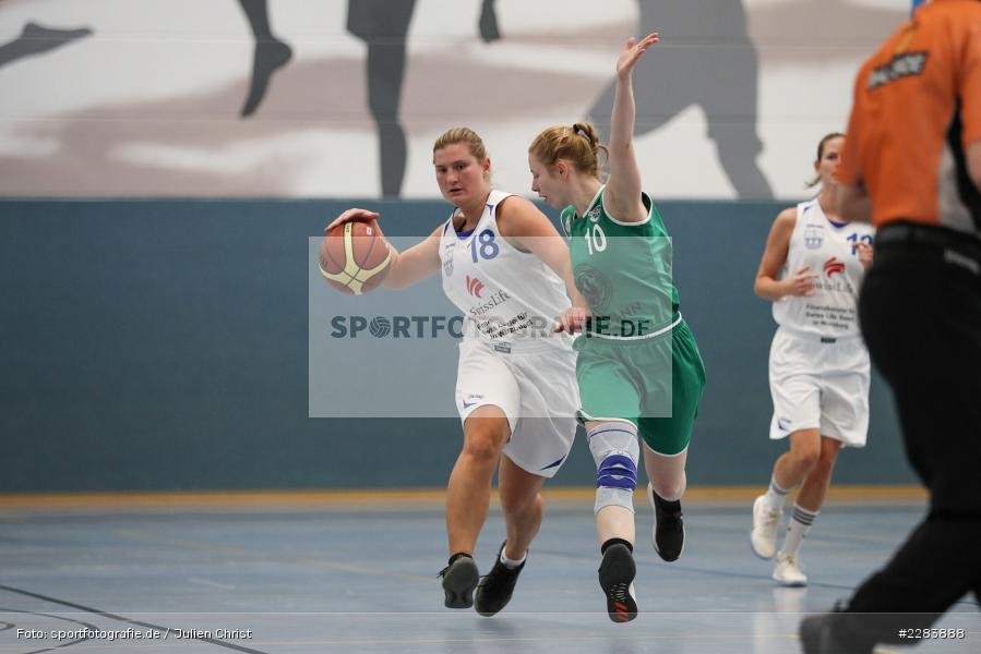 Lisa Vatter, Eva Kloos, Hans-Wilhelm-Renkhoff Halle, Marktheidenfeld, 25.10.2020, RBL, sport, action, Deutschland, Basketball, Regionalliga Damen HR-Nord, Oktober 2020, Saison 2020/2021, SC Kemmern 1930, TV Marktheidenfeld - Bild-ID: 2283888