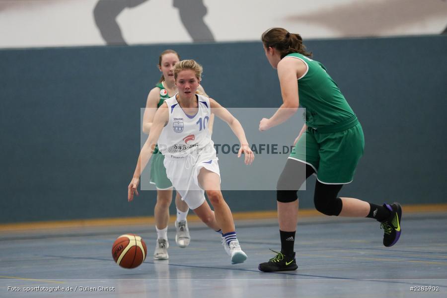 Annika Gunreben, Aurelia Barthel, Hans-Wilhelm-Renkhoff Halle, Marktheidenfeld, 25.10.2020, RBL, sport, action, Deutschland, Basketball, Regionalliga Damen HR-Nord, Oktober 2020, Saison 2020/2021, SC Kemmern 1930, TV Marktheidenfeld - Bild-ID: 2283902