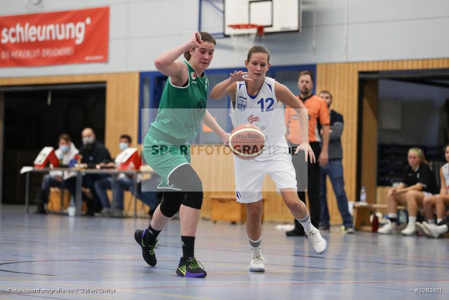 Annika Gunreben, Lena Zwiers, Hans-Wilhelm-Renkhoff Halle, Marktheidenfeld, 25.10.2020, RBL, sport, action, Deutschland, Basketball, Regionalliga Damen HR-Nord, Oktober 2020, Saison 2020/2021, SC Kemmern 1930, TV Marktheidenfeld - Bild-ID: 2283911