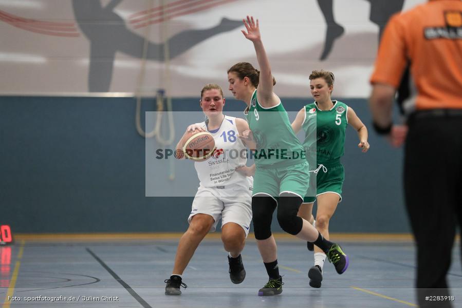 Annika Gunreben, Hannah Schmid, Eva Kloos, Hans-Wilhelm-Renkhoff Halle, Marktheidenfeld, 25.10.2020, RBL, sport, action, Deutschland, Basketball, Regionalliga Damen HR-Nord, Oktober 2020, Saison 2020/2021, SC Kemmern 1930, TV Marktheidenfeld - Bild-ID: 2283918