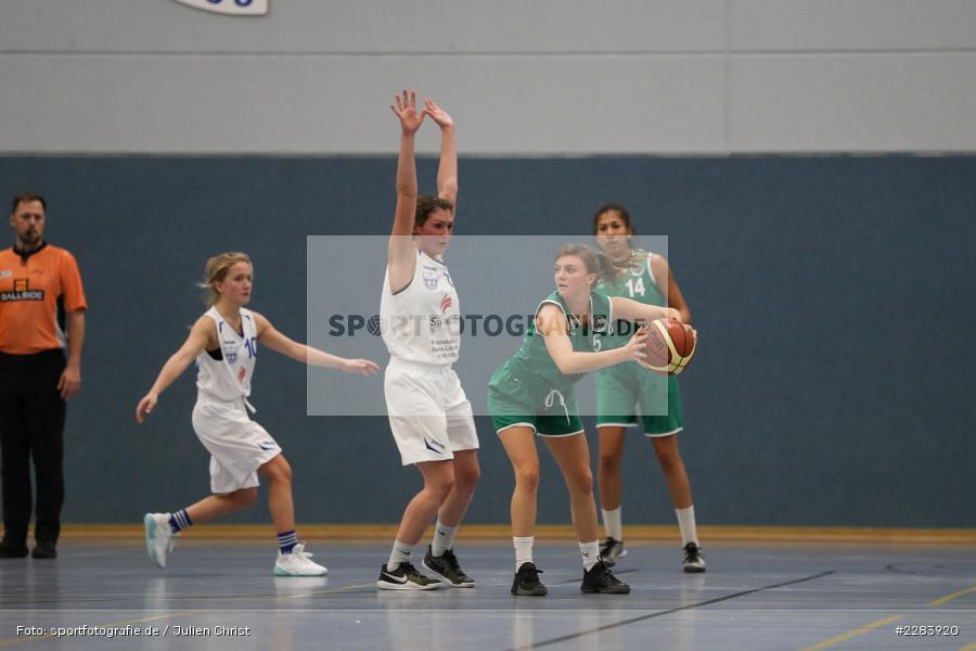 Teresa Hidalgo Gil, Aurelia Barthel, Paulina Winter, Hannah Schmid, Hans-Wilhelm-Renkhoff Halle, Marktheidenfeld, 25.10.2020, RBL, sport, action, Deutschland, Basketball, Regionalliga Damen HR-Nord, Oktober 2020, Saison 2020/2021, SC Kemmern 1930, TV Marktheidenfeld - Bild-ID: 2283920