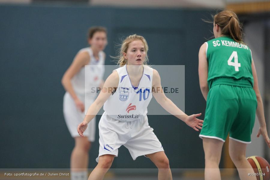 Aurelia Barthel, Mara Edelmann, Hans-Wilhelm-Renkhoff Halle, Marktheidenfeld, 25.10.2020, RBL, sport, action, Deutschland, Basketball, Regionalliga Damen HR-Nord, Oktober 2020, Saison 2020/2021, SC Kemmern 1930, TV Marktheidenfeld - Bild-ID: 2283924