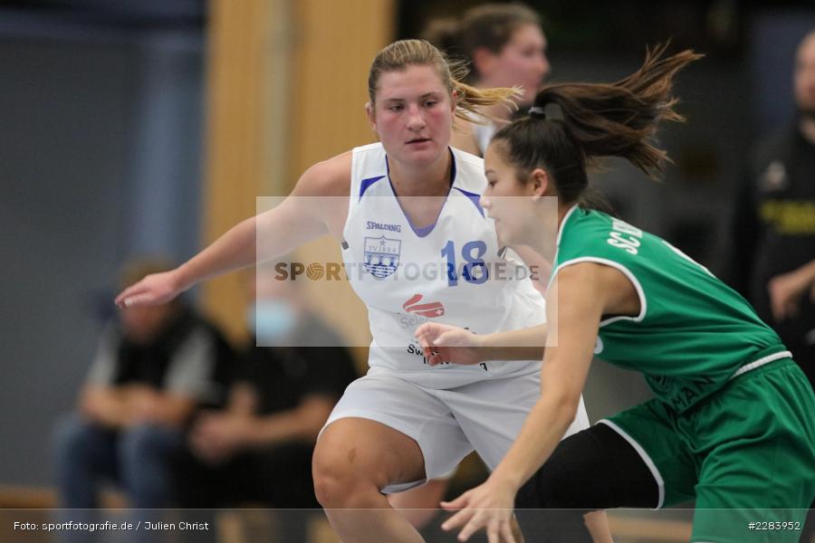 Eva Kloos, Hans-Wilhelm-Renkhoff Halle, Marktheidenfeld, 25.10.2020, RBL, sport, action, Deutschland, Basketball, Regionalliga Damen HR-Nord, Oktober 2020, Saison 2020/2021, SC Kemmern 1930, TV Marktheidenfeld - Bild-ID: 2283952 Eva Kloos, Hans-Wilhelm-Renkhoff Halle, Marktheidenfeld, 25.10.2020, RBL, sport, action, Deutschland, Basketball, Regionalliga Damen HR-Nord, Oktober 2020, Saison 2020/2021, SC Kemmern 1930, TV Marktheidenfeld - Bild-ID: 2283952