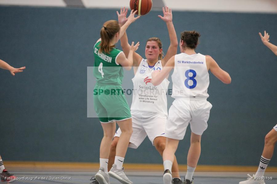 Paulina Winter, Eva Kloos, Mara Edelmann, Hans-Wilhelm-Renkhoff Halle, Marktheidenfeld, 25.10.2020, RBL, sport, action, Deutschland, Basketball, Regionalliga Damen HR-Nord, Oktober 2020, Saison 2020/2021, SC Kemmern 1930, TV Marktheidenfeld - Bild-ID: 2283968 Paulina Winter, Eva Kloos, Mara Edelmann, Hans-Wilhelm-Renkhoff Halle, Marktheidenfeld, 25.10.2020, RBL, sport, action, Deutschland, Basketball, Regionalliga Damen HR-Nord, Oktober 2020, Saison 2020/2021, SC Kemmern 1930, TV Marktheidenfeld - Bild-ID: 2283968