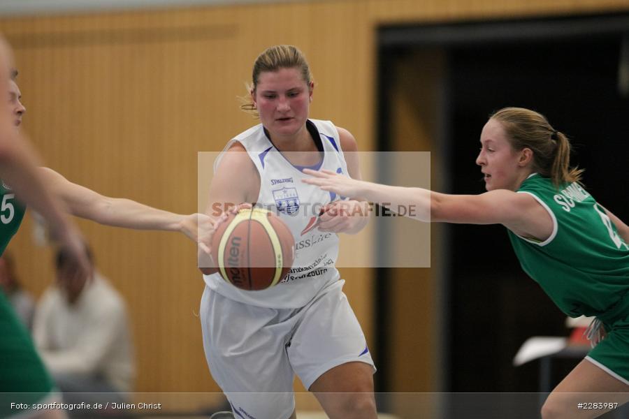 Hannah Schmid, Mara Edelmann, Eva Kloos, Hans-Wilhelm-Renkhoff Halle, Marktheidenfeld, 25.10.2020, RBL, sport, action, Deutschland, Basketball, Regionalliga Damen HR-Nord, Oktober 2020, Saison 2020/2021, SC Kemmern 1930, TV Marktheidenfeld - Bild-ID: 2283987