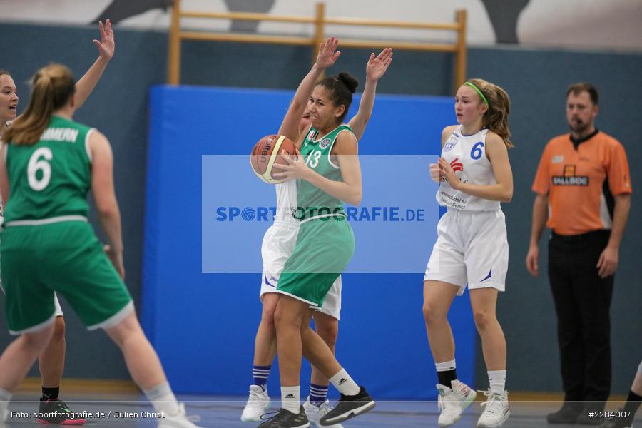 Aurelia Barthel, Katarina Hidalgo Gil, Hans-Wilhelm-Renkhoff Halle, Marktheidenfeld, 25.10.2020, RBL, sport, action, Deutschland, Basketball, Regionalliga Damen HR-Nord, Oktober 2020, Saison 2020/2021, SC Kemmern 1930, TV Marktheidenfeld - Bild-ID: 2284007