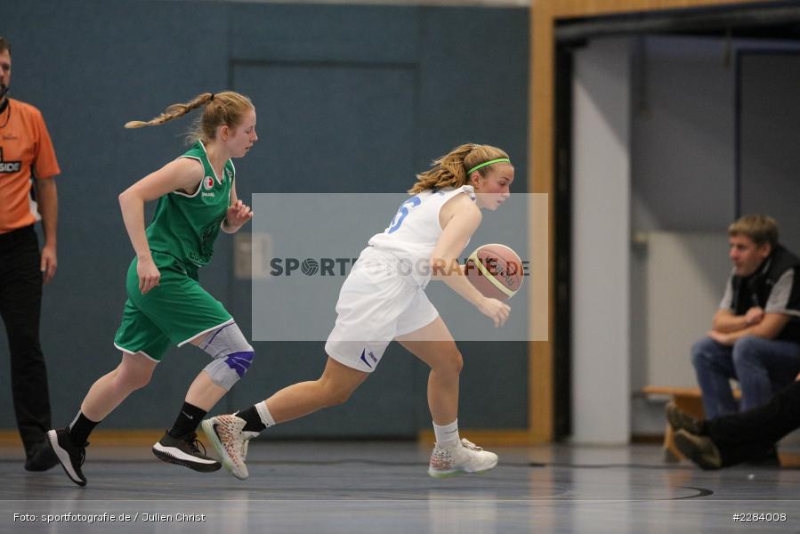 Lisa Vatter, Vanessa Gorr, Hans-Wilhelm-Renkhoff Halle, Marktheidenfeld, 25.10.2020, RBL, sport, action, Deutschland, Basketball, Regionalliga Damen HR-Nord, Oktober 2020, Saison 2020/2021, SC Kemmern 1930, TV Marktheidenfeld - Bild-ID: 2284008