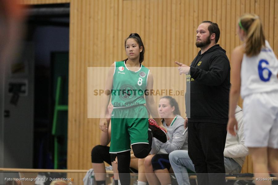 Sinja Sauer, Trainer, Coach, Manuel Theobald, Hans-Wilhelm-Renkhoff Halle, Marktheidenfeld, 25.10.2020, RBL, sport, action, Deutschland, Basketball, Regionalliga Damen HR-Nord, Oktober 2020, Saison 2020/2021, SC Kemmern 1930, TV Marktheidenfeld - Bild-ID: 2284015