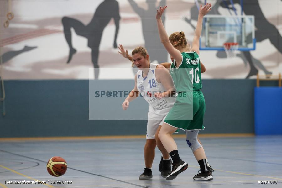 Katarina Hidalgo Gil, Lisa Vatter, Eva Kloos, Hans-Wilhelm-Renkhoff Halle, Marktheidenfeld, 25.10.2020, RBL, sport, action, Deutschland, Basketball, Regionalliga Damen HR-Nord, Oktober 2020, Saison 2020/2021, SC Kemmern 1930, TV Marktheidenfeld - Bild-ID: 2284088 Katarina Hidalgo Gil, Lisa Vatter, Eva Kloos, Hans-Wilhelm-Renkhoff Halle, Marktheidenfeld, 25.10.2020, RBL, sport, action, Deutschland, Basketball, Regionalliga Damen HR-Nord, Oktober 2020, Saison 2020/2021, SC Kemmern 1930, TV Marktheidenfeld - Bild-ID: 2284088