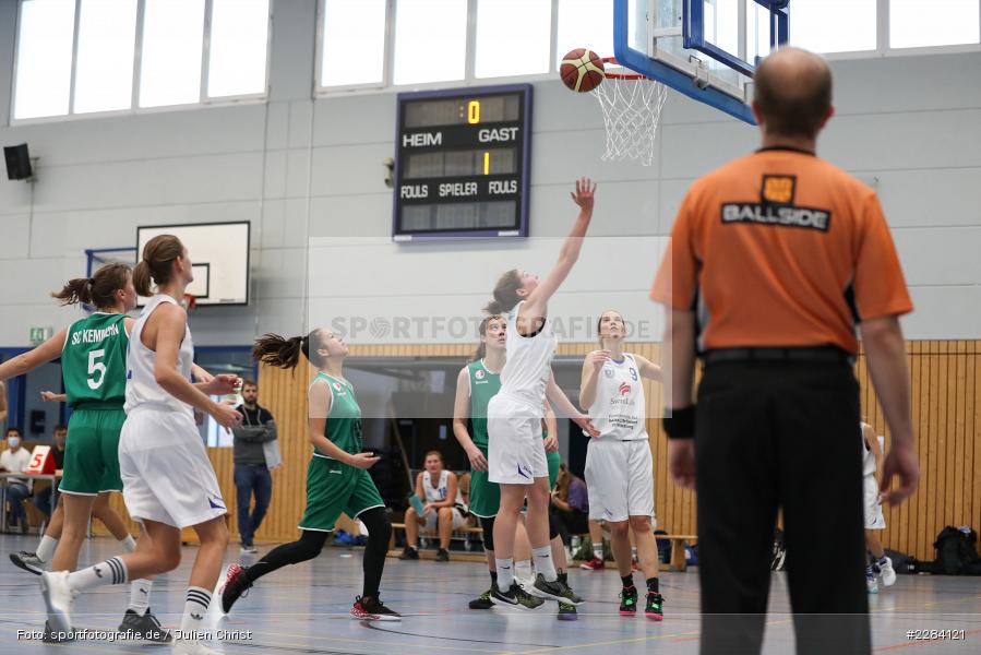 Sabine Sigloch, Sinja Sauer, Paulina Winter, Hans-Wilhelm-Renkhoff Halle, Marktheidenfeld, 25.10.2020, RBL, sport, action, Deutschland, Basketball, Regionalliga Damen HR-Nord, Oktober 2020, Saison 2020/2021, SC Kemmern 1930, TV Marktheidenfeld - Bild-ID: 2284121