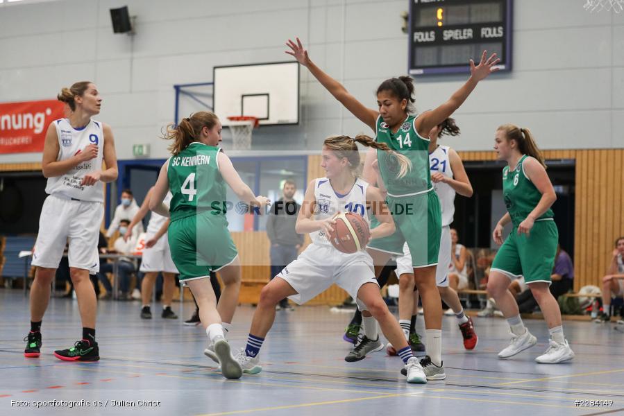 Teresa Hidalgo Gil, Mara Edelmann, Aurelia Barthel, Hans-Wilhelm-Renkhoff Halle, Marktheidenfeld, 25.10.2020, RBL, sport, action, Deutschland, Basketball, Regionalliga Damen HR-Nord, Oktober 2020, Saison 2020/2021, SC Kemmern 1930, TV Marktheidenfeld - Bild-ID: 2284149