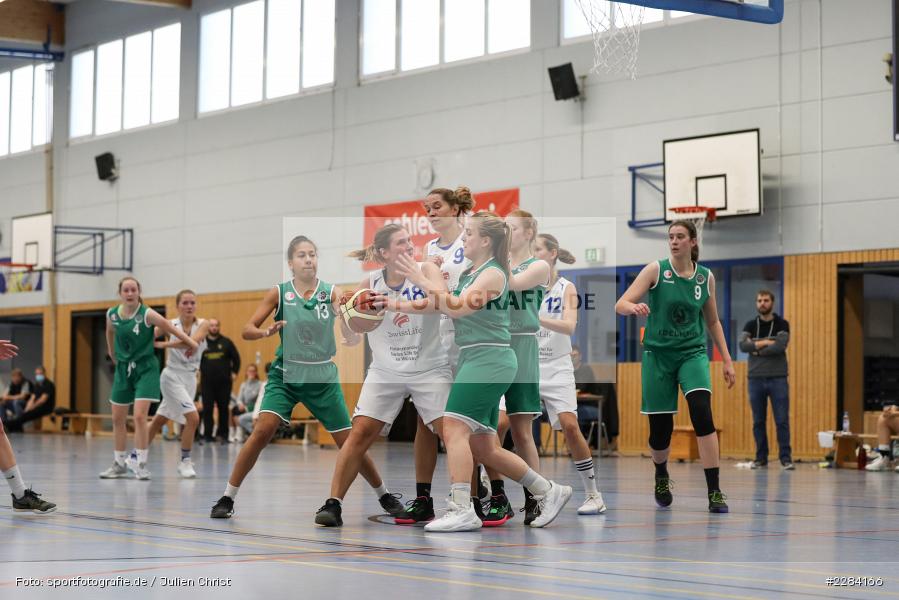 Sarah Spiegel, Eva Kloos, Hans-Wilhelm-Renkhoff Halle, Marktheidenfeld, 25.10.2020, RBL, sport, action, Deutschland, Basketball, Regionalliga Damen HR-Nord, Oktober 2020, Saison 2020/2021, SC Kemmern 1930, TV Marktheidenfeld - Bild-ID: 2284166