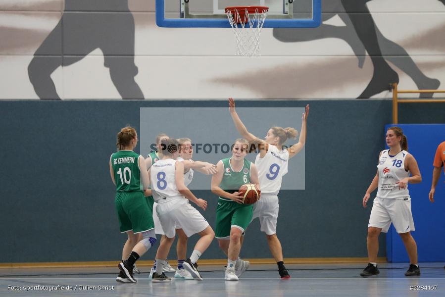 Sabine Sigloch, Paulina Winter, Sarah Spiegel, Hans-Wilhelm-Renkhoff Halle, Marktheidenfeld, 25.10.2020, RBL, sport, action, Deutschland, Basketball, Regionalliga Damen HR-Nord, Oktober 2020, Saison 2020/2021, SC Kemmern 1930, TV Marktheidenfeld - Bild-ID: 2284167